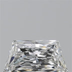 Diamante Naturale Taglio Trapezio 0.55ct VG/VG E VVS1 - GIA - 7.45x3.75x2.52mm