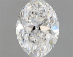 Diamante Naturale Taglio Ovale 1.01ct G/EX E VS1 - GIA - 7.34x5.46x3.73mm
