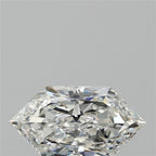 Diamante Naturale Taglio Esagonale 0.71ct VG/EX G VVS1 - GIA - 8.6x4.55x2.8mm