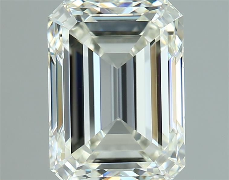 Diamante Naturale Taglio Smeraldo 2ct VG/EX J VVS2 - GIA - 8.04x5.89x4.11mm