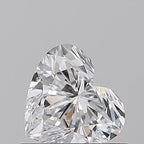 Diamante Naturale Taglio Cuore 0.51ct EX/VG D VVS1 - GIA - 4.89x5.5x3.18mm