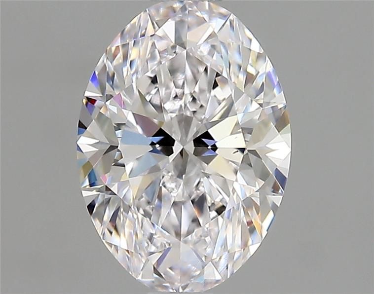 Diamante Naturale Taglio Ovale 1ct VG/VG D VS2 - GIA - 7.78x5.6x3.57mm