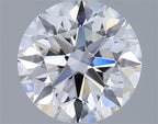 Diamante Naturale Taglio Brillante 1.21ct 3EX D VS2 - GIA - 6.78x6.73x4.24mm