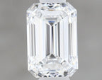 Diamante Naturale Taglio Smeraldo 0.52ct VG/EX E IF - GIA - 5.52x3.68x2.52mm