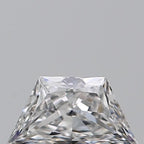 Diamante Naturale Taglio Trapezio 0.31ct VG/EX E VS1 - GIA - 6.44x3.4x2.2mm