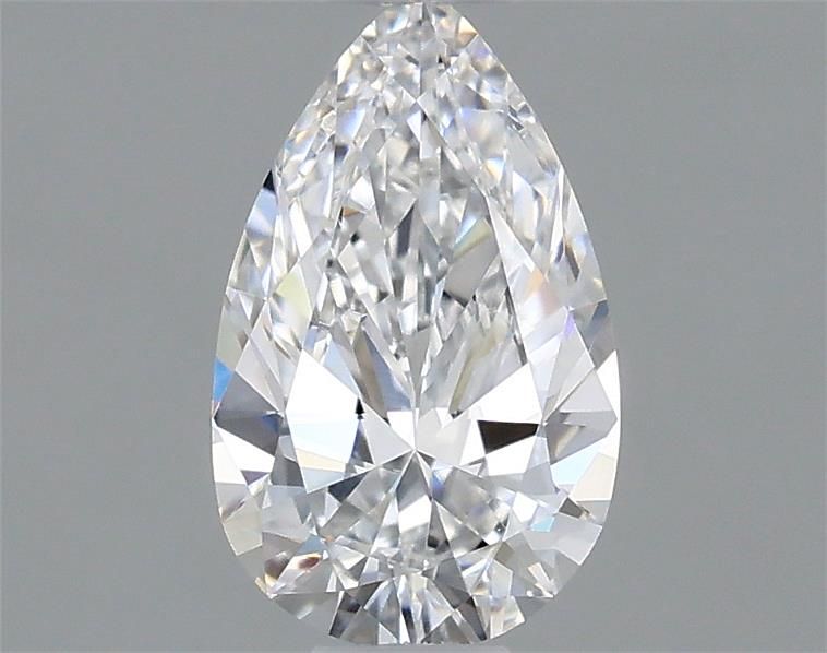 Diamante Naturale Taglio Goccia 0.54ct VG/EX D FL - GIA - 7.42x4.52x2.69mm