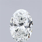 Diamante Naturale Taglio Ovale 0.8ct EX/EX E VS2 - IGI - 7.34x4.99x3.26mm