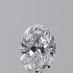 Diamante Naturale Taglio Ovale 0.9ct G/EX D VS1 - GIA - 7.27x5.32x3.38mm