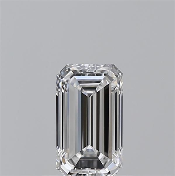 Diamante Naturale Taglio Smeraldo 0.71ct VG/EX D IF - GIA - 6.72x3.93x2.67mm