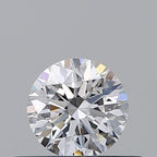 Diamante Taglio Brillante 0.33ct VG/EX/EX D VS1 - GIA - 4.44x4.41x2.78mm