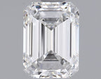 Diamante Naturale Taglio Smeraldo 0.75ct VG/EX F VS1 - GIA - 6.01x4.38x2.91mm