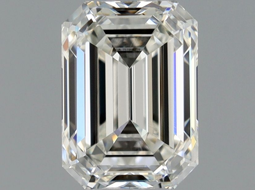 Diamante Naturale Taglio Smeraldo 0.43ct VG/VG I IF - GIA - 4.99x3.6x2.4mm
