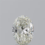 Diamante Naturale Taglio Ovale 1.51ct VG/EX J VVS1 - GIA - 9.18x6.52x3.73mm