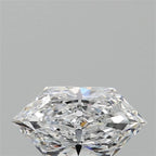 Diamante Naturale Taglio Esagonale 1ct EX/EX D VVS2 - GIA - 9.66x5.03x3.11mm
