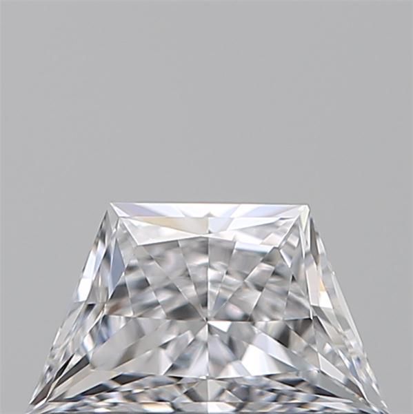 Diamante Naturale Taglio Trapezio 0.43ct VG/EX D VS1 - GIA - 6.52x3.8x2.45mm
