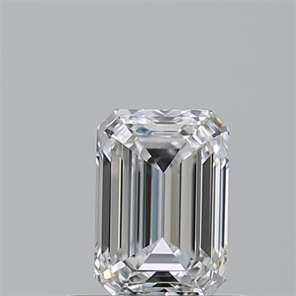 Diamante Naturale Taglio Smeraldo 0.7ct VG/EX D IF - GIA - 5.96x4.15x2.79mm
