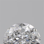 Diamante Naturale Taglio Mezzaluna 0.41ct VG/EX D VS1 - GIA - 6.62x3.72x2.51mm