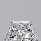 Diamante Naturale Taglio Trapezio 0.64ct EX/EX D IF - GIA - 7.45x4.35x2.87mm