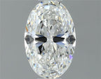 Diamante Naturale Taglio Ovale 0.6ct VG/EX E VVS2 - GIA - 7.06x4.52x2.81mm
