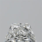 Diamante Naturale Taglio Trapezio 0.47ct VG/EX F VVS1 - GIA - 7.08x4.06x2.53mm