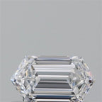 Diamante Naturale Taglio Esagonale 0.33ct EX/EX D VVS1 - GIA - 5.9x3.28x2.0mm