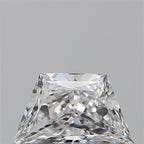 Diamante Naturale Taglio Trapezio 0.47ct VG/EX F VS1 - GIA - 6.76x3.95x2.6mm