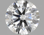 Diamante Naturale Taglio Brillante 0.5ct G/EX/EX F VS2 - GIA - 5.1x5.08x3.06mm