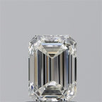 Diamante Naturale Taglio Smeraldo 1ct VG/EX J VVS2 - GIA - 6.72x4.77x3.2mm