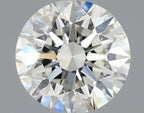 Diamante Naturale Taglio Brillante 0.5ct EX/VG/EX J VS1 - GIA - 5.08x5.01x3.17mm
