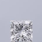 Diamante Naturale Taglio Princess 0.72ct EX/EX F IF - GIA - 4.85x4.84x3.55mm