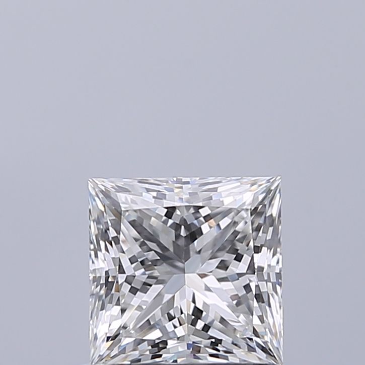 Diamante Naturale Taglio Princess 0.72ct EX/EX F IF - GIA - 4.85x4.84x3.55mm