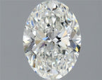 Diamante Naturale Taglio Ovale 1ct VG/EX H VVS2 - GIA - 7.72x5.56x3.57mm