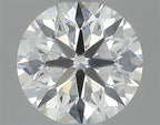 Diamante Naturale Taglio Brillante 0.5ct 3EX F VVS2 - IGI - 5.05x5.06x3.16mm