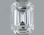 Diamante Naturale Taglio Smeraldo 0.67ct VG/EX D VS1 - GIA - 5.66x4.15x2.82mm