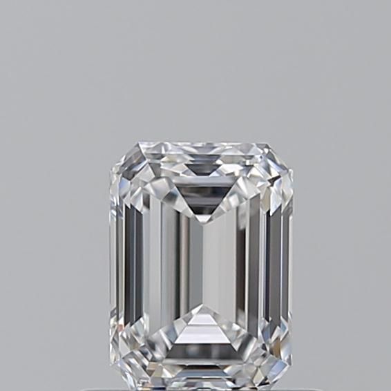 Diamante Naturale Taglio Smeraldo 0.7ct G/VG D VVS1 - GIA - 5.85x4.23x2.86mm