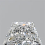 Diamante Naturale Taglio Trapezio 0.46ct VG/VG D IF - GIA - 6.91x4.01x2.59mm