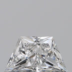 Diamante Naturale Taglio Trapezio 0.37ct EX/EX E VVS1 - GIA - 6.49x3.68x2.4mm