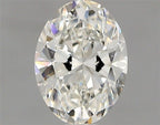 Diamante Naturale Taglio Ovale 0.9ct G/EX H VVS1 - GIA - 7.35x5.38x3.55mm