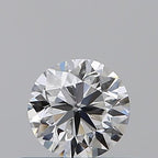 Diamante Naturale Taglio Brillante 0.5ct VG/VG/EX E VVS2 - IGI - 4.9x5.01x3.19mm