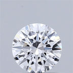 Diamante Naturale Taglio Brillante 0.58ct 3EX D IF - GIA - 5.45x5.48x3.27mm