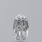Diamante Naturale Taglio Ovale 0.9ct G/VG D VVS2 - GIA - 8.25x4.59x2.86mm