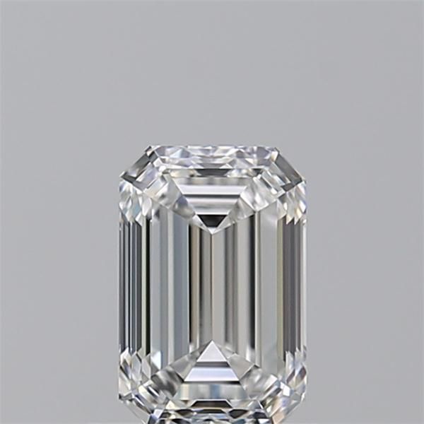 Diamante Naturale Taglio Smeraldo 0.9ct VG/EX E VVS1 - IGI - 6.6x4.35x3.03mm