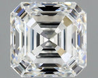 Diamante Naturale Taglio Asscher 0.91ct EX/EX F VS2 - GIA - 5.36x5.24x3.43mm