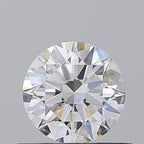 Diamante Naturale Taglio Brillante 0.54ct 3EX F VVS1 - GIA - 5.23x5.2x3.2mm