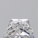 Diamante Naturale Taglio Trapezio 0.46ct EX/VG D VS1 - GIA - 6.7x3.88x2.51mm