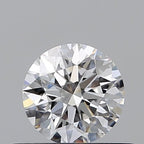 Diamante Taglio Brillante 0.42ct EX/VG/VG E VVS1 - GIA - 4.83x4.8x2.99mm