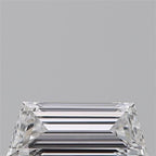 Diamante Naturale Taglio Trapezio 0.35ct EX/VG D VVS2 - GIA - 7.04x2.79x1.87mm