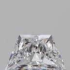 Diamante Naturale Taglio Trapezio 0.37ct VG/EX D VVS2 - GIA - 6.33x3.66x2.44mm