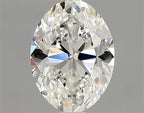 Diamante Naturale Taglio Ovale 0.91ct VG/VG H VVS1 - GIA - 7.28x5.37x3.49mm