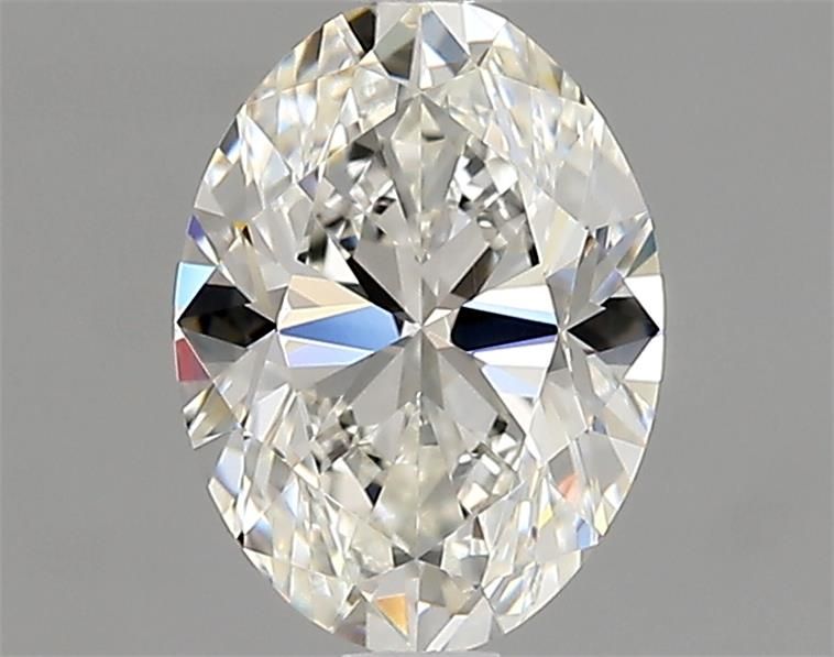 Diamante Naturale Taglio Ovale 0.91ct VG/VG H VVS1 - GIA - 7.28x5.37x3.49mm